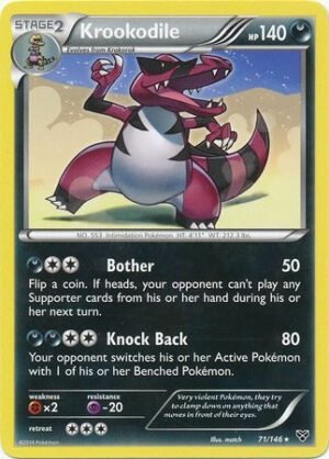 XY Base Set 71/146 Krookodile