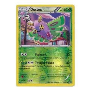 XY Roaring Skies 7/108 Dustox (Reverse Holo)