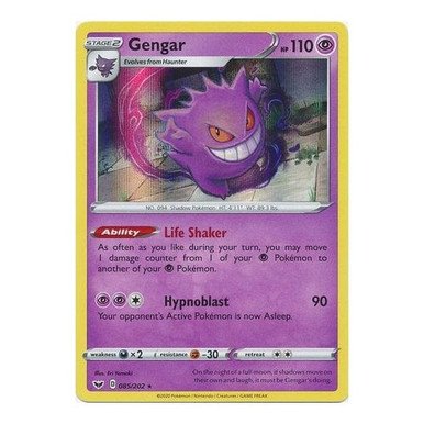 Sword & Shield (Base) 085/202 Gengar (Holo)