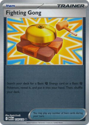 Mega Evolution 116/132 Fighting Gong (Reverse Holo)