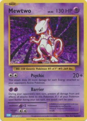 TCG Classic Collection: Blastoise Deck 014/034 Mewtwo (Holo)