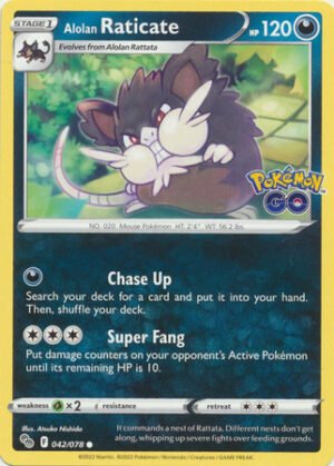 Pokemon GO 042/078 Alolan Raticate