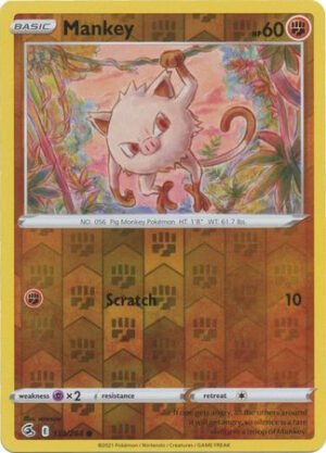 Fusion Strike 133/264 Mankey (Reverse Holo)