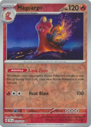 SV Temporal Forces 029/162 Magcargo (Reverse Holo)