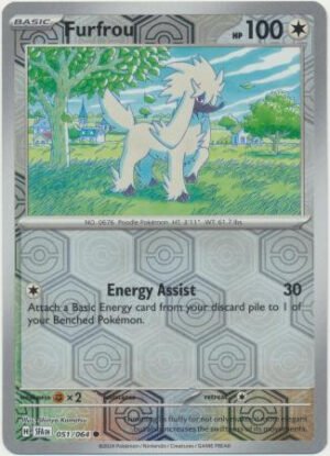 SV Shrouded Fable 051/064 Furfrou (Reverse Holo)