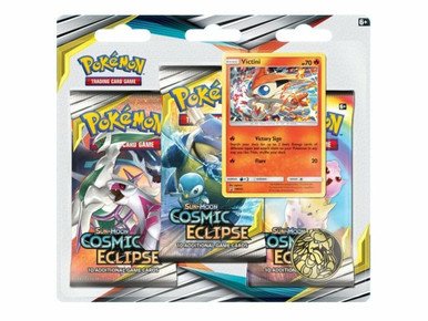 SM Cosmic Eclipse 3 Pack Blister Victini