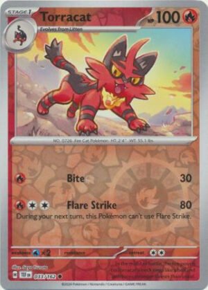 SV Temporal Forces 033/162 Torracat (Reverse Holo)