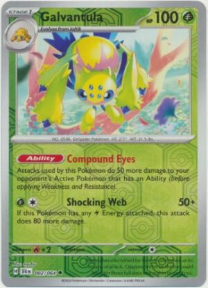 SV Shrouded Fable 002/064 Galvantula (Reverse Holo)