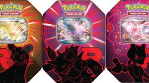 Team Rocket Tin - Bundle of All 3 (Team Rocket's Nidoking, Team Rocket's Persian, and Team Rocket's Mewtwo)