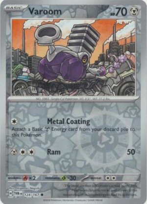 SV Twilight Masquerade 124/167 Varoom (Reverse Holo)