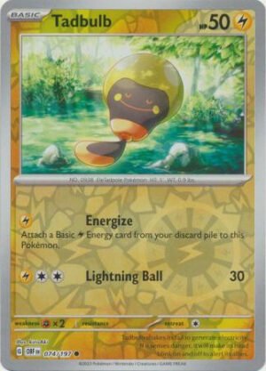 SV Obsidian Flames 074/197 Tadbulb (Reverse Holo)