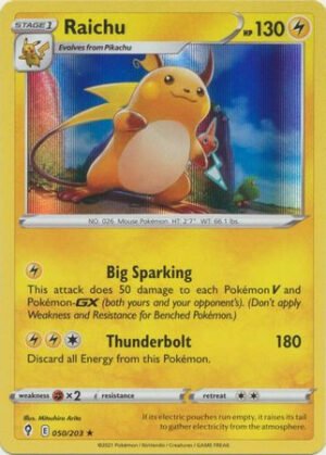 Evolving Skies 050/203 Raichu (Holo)