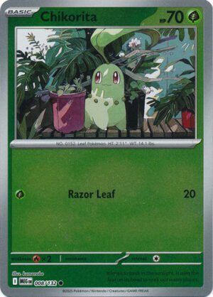 Mega Evolution 008/132 Chikorita (Reverse Holo)
