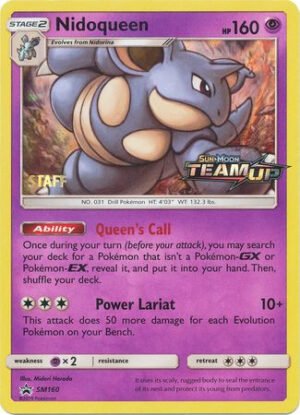 Sun & Moon Promo SM160 Nidoqueen (STAFF)