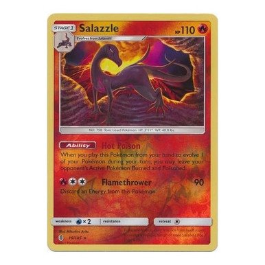 SM Guardians Rising 16/145 Salazzle (Reverse Holo)