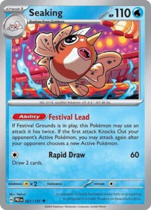 SV Prismatic Evolutions 021/131 Seaking