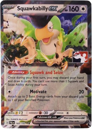 SV Paldea Evolved 169/193 Squawkabilly ex (Prize Pack League Promo)