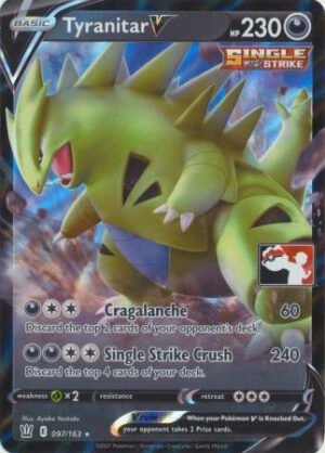 Battle Styles 097/163 Tyranitar V (Prize Pack League Promo)