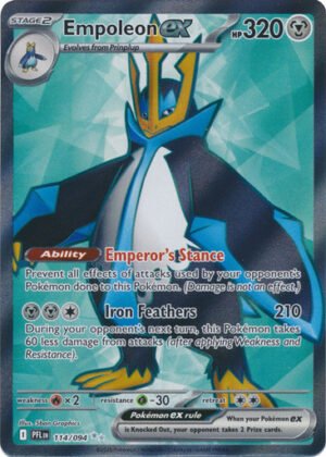 ME Phantasmal Flames 114/094 Empoleon ex (Full Art)