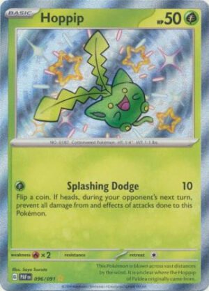 SV Paldean Fates 096/091 Hoppip (Holo Shiny)