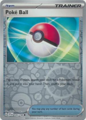 Scarlet & Violet (Base Set) 185/198 Poké Ball (Reverse Holo)