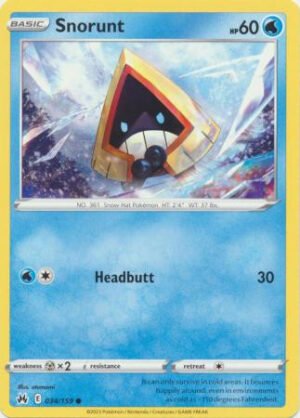 Crown Zenith 034/159 Snorunt
