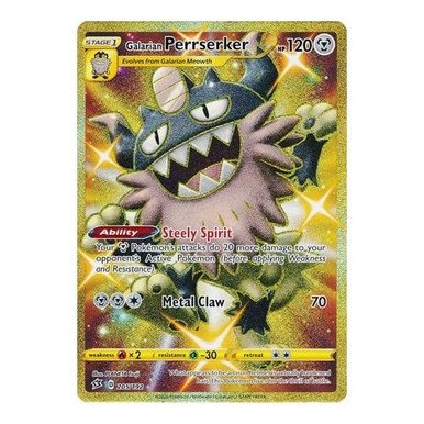 Rebel Clash 205/192 Galarian Perrserker (Secret Rare)