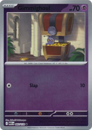 Mega Evolution 067/132 Gimmighoul (Reverse Holo)