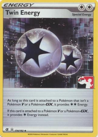 Rebel Clash 174/192 Twin Energy (Prize Pack League Promo Non-Holo)