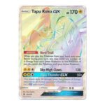SM Guardians Rising 153/145 Tapu Koko GX (Rainbow Rare)