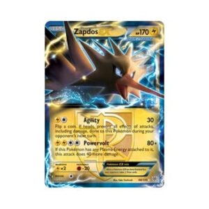 Plasma Storm 048/135 Zapdos EX (Half Art Sheen holo)