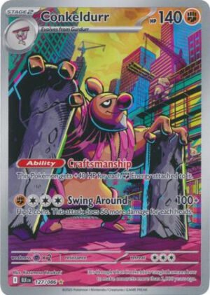 SV Black Bolt 127/086 Conkeldurr (Illustration Rare)