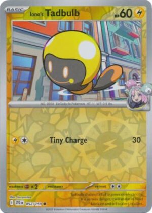 SV Journey Together 052/159 Iono's Tadbulb (Reverse Holo)