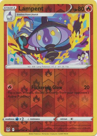 SWSH Lost Origin 025/196 Lampent (Reverse Holo)