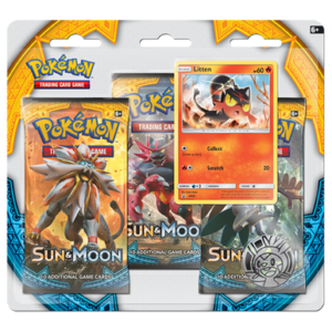 Sun and Moon (Base Set) 3-Pack Blister: Litten