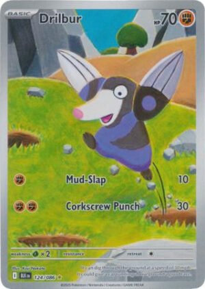 SV Black Bolt 124/086 Drilbur (Illustration Rare)