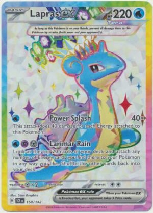 SV Stellar Crown 158/142 Lapras ex (Full Art)