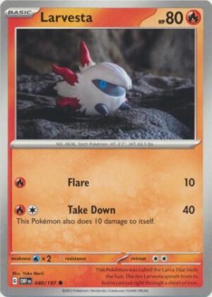SV Obsidian Flames 040/197 Larvesta