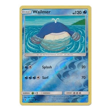 SM Guardians Rising 29/145 Wailmer (Reverse Holo)