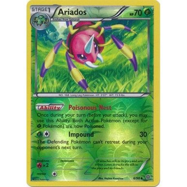 XY Ancient Origins 006/98 Ariados (Reverse Holo)
