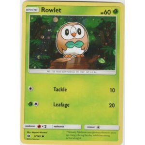 Sun and Moon (Base Set) 9/149 Rowlet (Cosmo Holo)