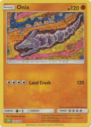 TCG Classic Collection: Venusaur Deck 010/034 Onix (Holo)