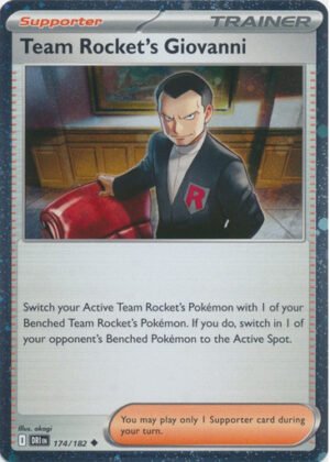 SV Destined Rivals 174/182 Team Rocket’s Giovanni (Cosmo Holo)