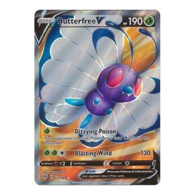 Darkness Ablaze 177/189 Butterfree V (Full Art)