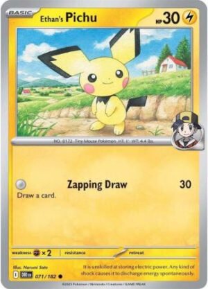 SV Destined Rivals 071/182 Ethan's Pichu