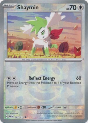 SV Prismatic Evolutions 087/131 Shaymin (MASTER BALL Pattern Holo)