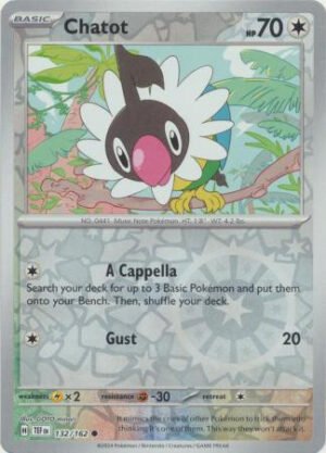 SV Temporal Forces 132/162 Chatot (Reverse Holo)