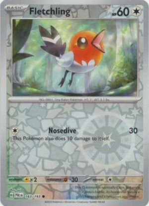 SV Paldea Evolved 163/193 Fletchling (Reverse Holo)