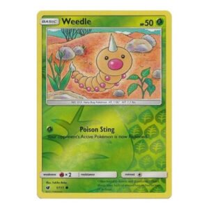SM Crimson Invasion 001/111 Weedle (Reverse Holo)