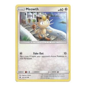SM Burning Shadows 101/147 Meowth